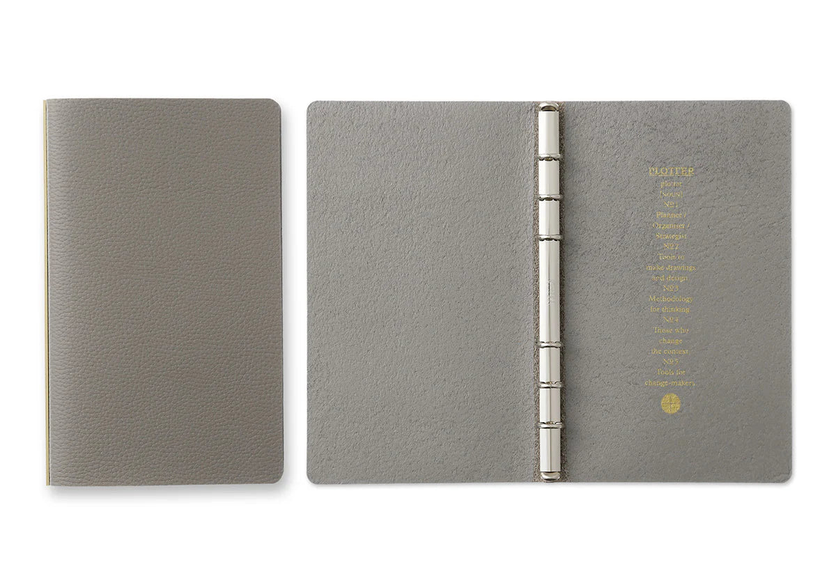 PLOTTER Shrink 6-Ring Leather Binder PLT5003 (Bible Size)