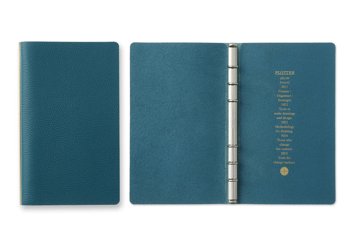 PLOTTER Shrink 6-Ring Leather Binder PLT5003 (Bible Size)