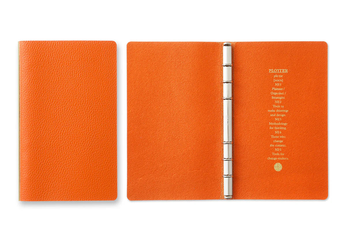 PLOTTER Shrink 6-Ring Leather Binder PLT5003 (Bible Size)