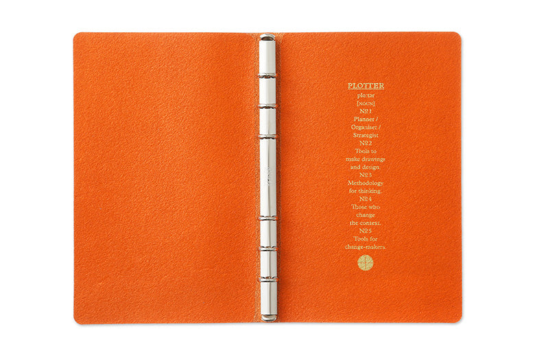 PLOTTER Shrink 6-Ring Leather Binder PLT5003 (Bible Size)
