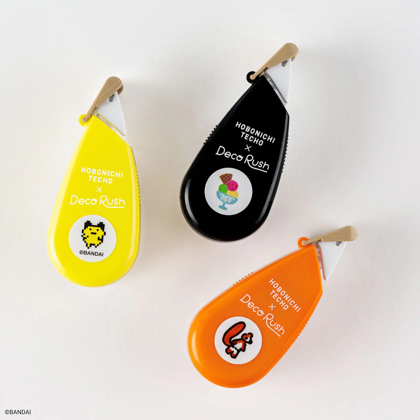 PRE-ORDER Plus x Hobonichi: Deco Rush (Tamagotchi / 100%ORANGE / Happy Ice Cream) , 2026 Hobonichi Accessories