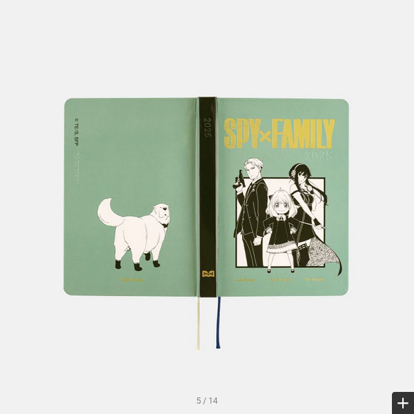 Hobonichi Techo 2025 SPY x FAMILY: Forger Family HON / A6 Size / Daily / Jan start / Mon start - English Edition