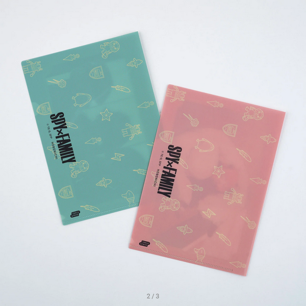 SPY x FAMILY: Hobonichi Clear Folder Set of 2 for A5 Size (SPY x FAMILY), 2025 Hobonichi Accessories