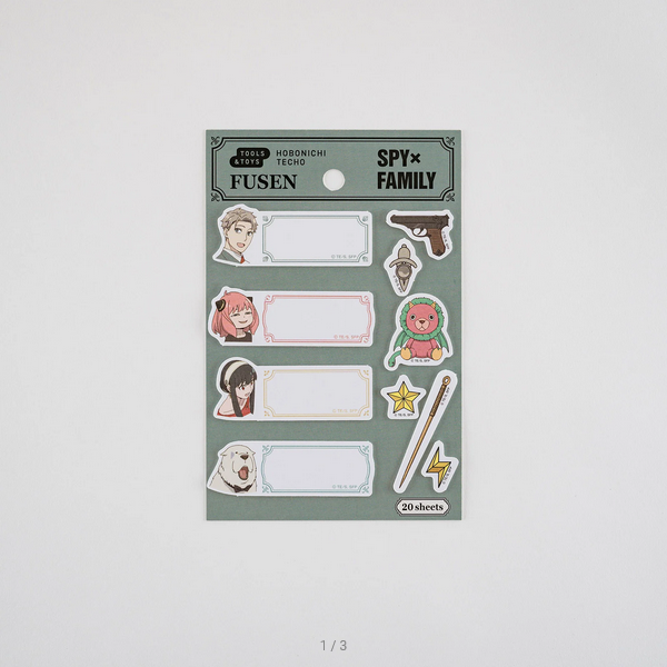 SPY x FAMILY: Sticky Notes, 2025 Hobonichi Accessories