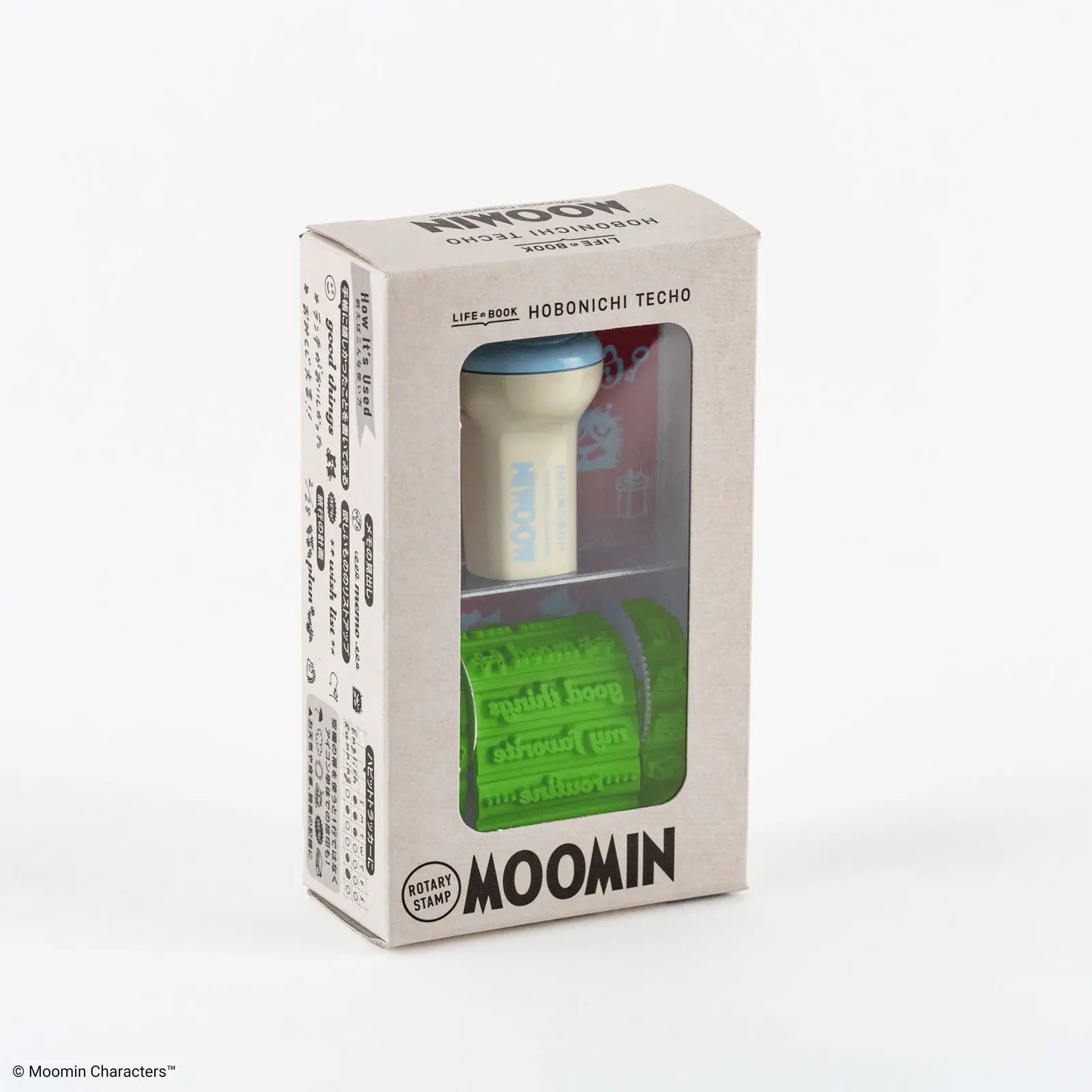 PRE-ORDER Sanby x Hobonichi: Rotating Stamp for the Techo - Moomin , 2026 Hobonichi Accessories