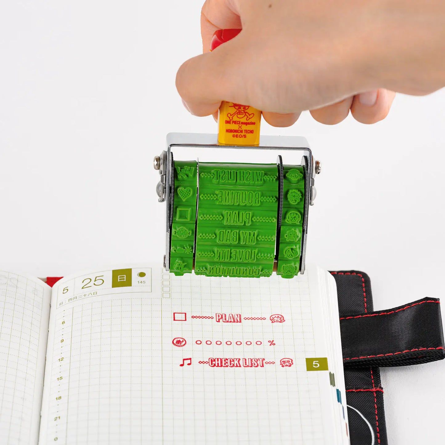 PRE-ORDER Sanby x Hobonichi: Rotating Stamp for the Techo - One Piece , 2026 Hobonichi Accessories