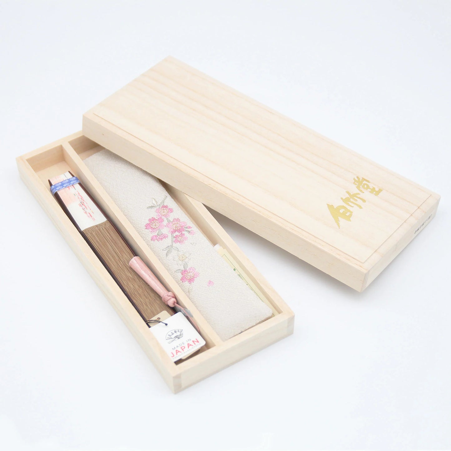 Kyo-sensu (Japanese folding fan) for Women - Balloon Flower - , Made in Kyoto, Japan, Kyoto sensu
