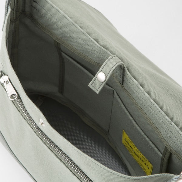 Shoulder Bag - Bicycle Messenger Bag Design / Green Gray -, Bike Messenger Bag, Cross Body Bag