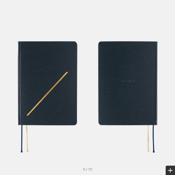 Sale! Hobonichi Techo 2025 Slash (Navy) HON / A6 Size / Daily / Jan start / Mon start - English Edition