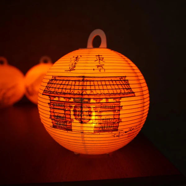 Small Gifu Lantern - Sensoji Temple - , Japanese Chochin, traditional japanese paper lantern