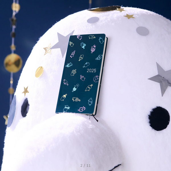 Hobonichi Techo 2025 Spring April Start - Hobotoridori: Sparkling Hobotoridori Weeks Hardcover Book / Weekly Horizontal / Mon start - Japanese Edition -