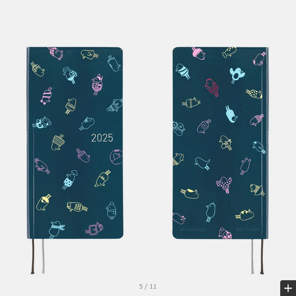 Hobonichi Techo 2025 Spring April Start - Hobotoridori: Sparkling Hobotoridori Weeks Hardcover Book / Weekly Horizontal / Mon start - Japanese Edition -