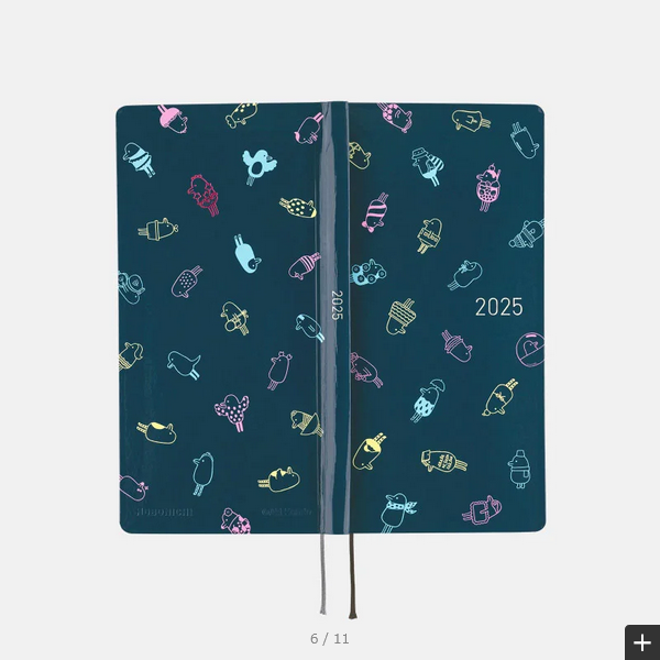 Hobonichi Techo 2025 Spring April Start - Hobotoridori: Sparkling Hobotoridori Weeks Hardcover Book / Weekly Horizontal / Mon start - Japanese Edition -