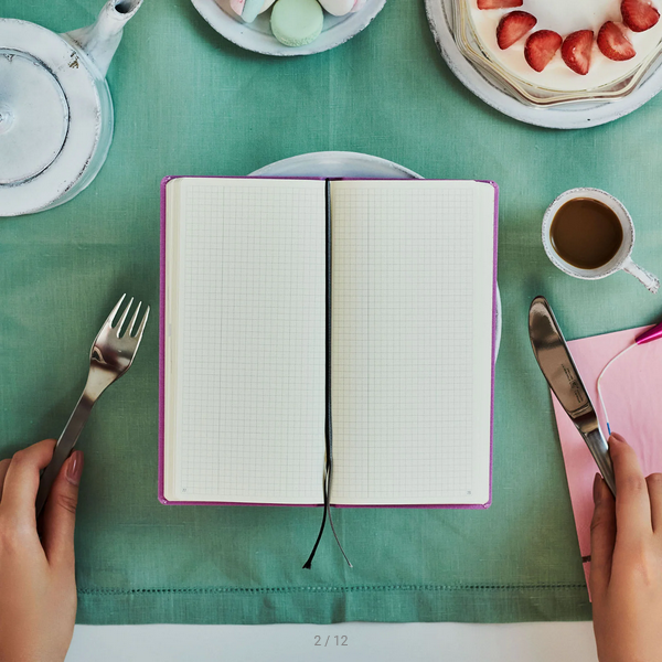 Sale! Hobonichi Weeks MEGA, Hobonichi Techo 2025 Colors: Sweet Purple Weeks Mega Hardcover Book / Weekly Horizontal / January start / Monday start - English Edition