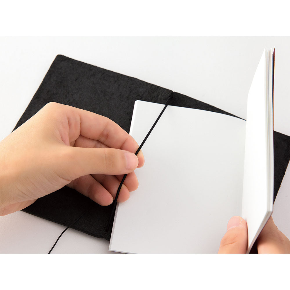 TRAVELER'S COMPANY TRAVELER'S notebook Starter Kit - Passport Size / Black -