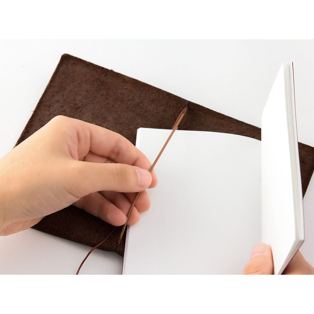 TRAVELER'S COMPANY TRAVELER'S notebook Starter Kit - Passport Size / Brown -