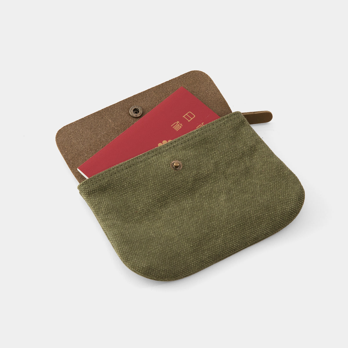 TRAVELER'S COMPANY Traveler's Factory Canvas Pouch - SS Size / Olive -