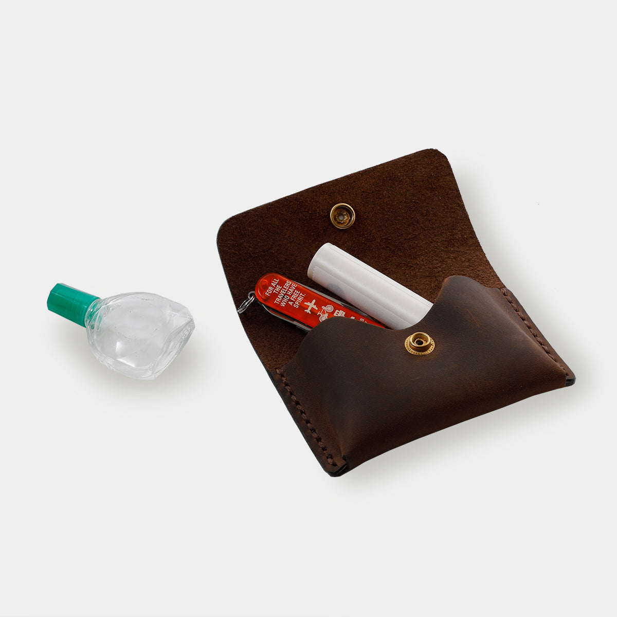 TRAVELER'S COMPANY Traveler's Factory Leather Card Case - Camel -