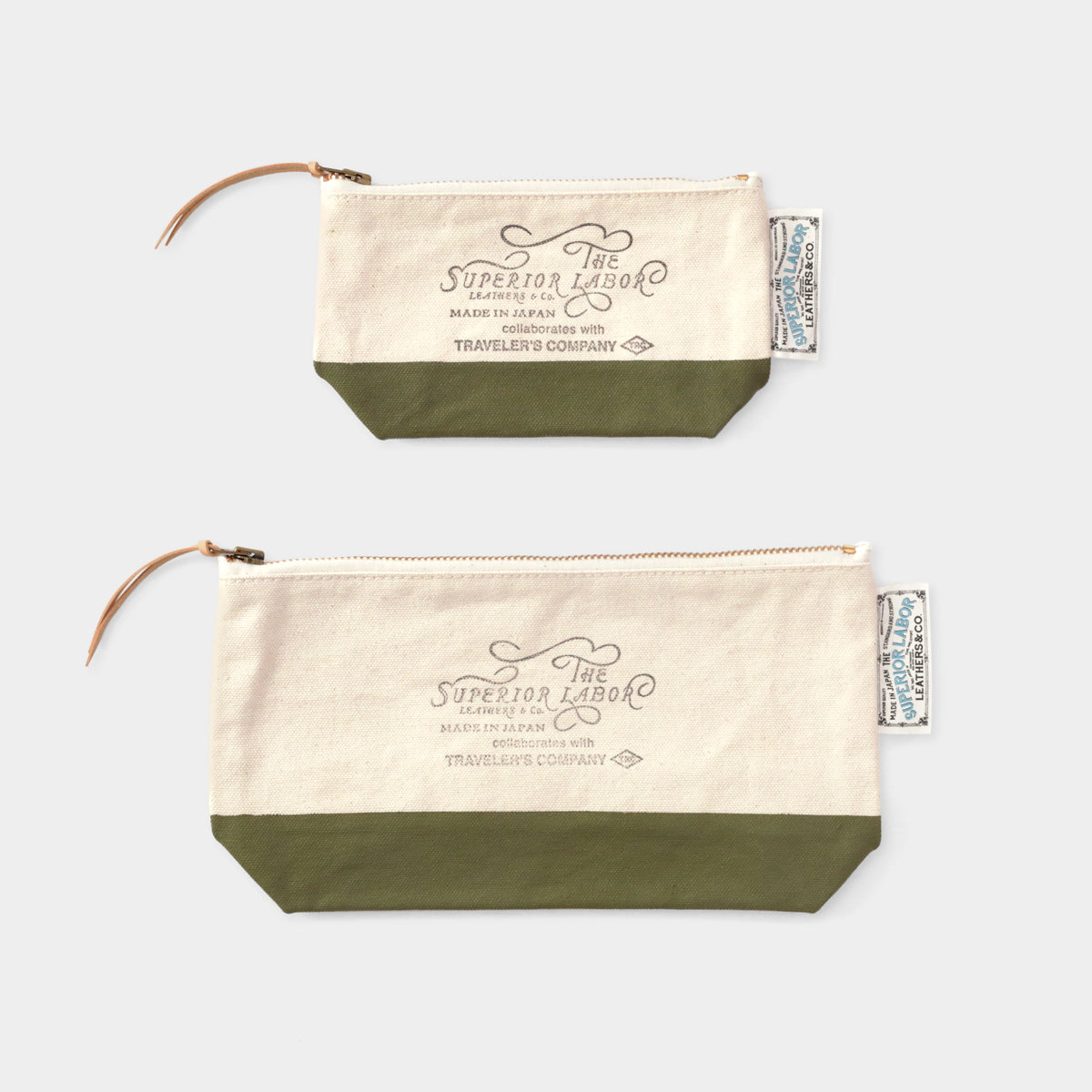 TRAVELER'S COMPANY Traveler's Factory x The Superior Labor Engineer Pouch - Small Size / Olive -