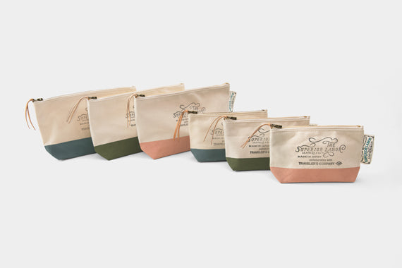 TRAVELER'S COMPANY Traveler's Factory x The Superior Labor Engineer Pouch - Small Size / Olive -