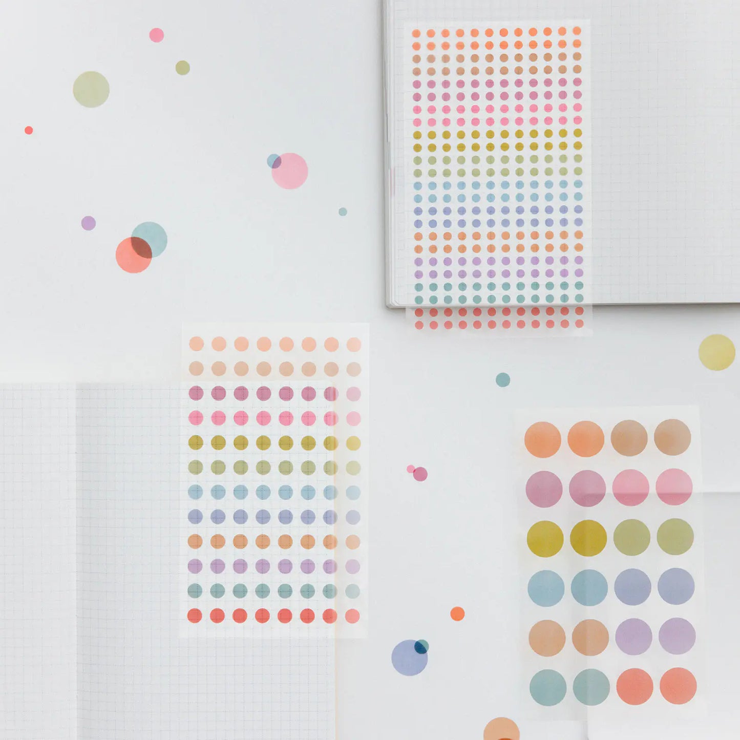 PRE-ORDER TSUKI no IRO: Dot Stickers , 2026 Hobonichi Accessories