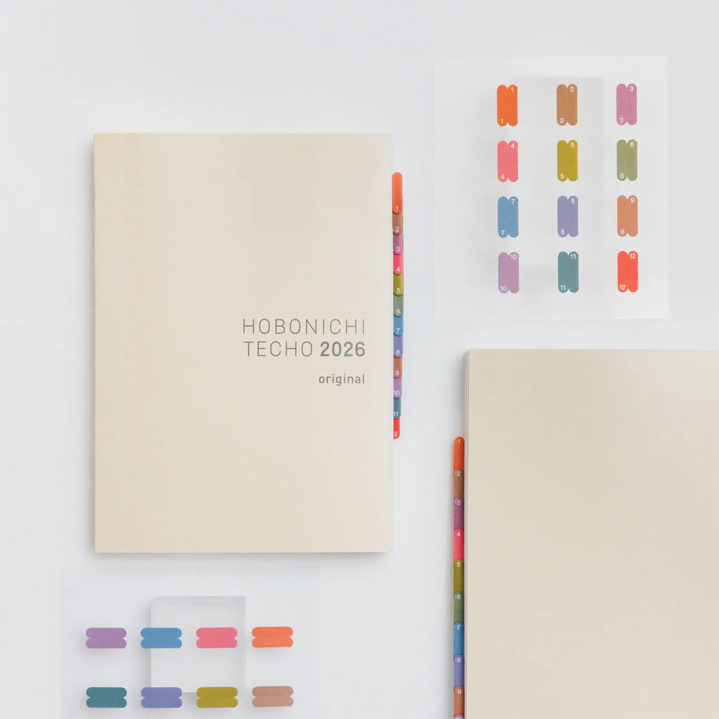PRE-ORDER TSUKI no IRO: Index Stickers , 2026 Hobonichi Accessories