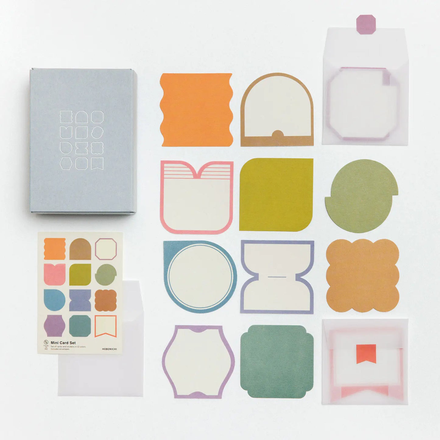 PRE-ORDER TSUKI no IRO: Mini Card Set , 2026 Hobonichi Accessories
