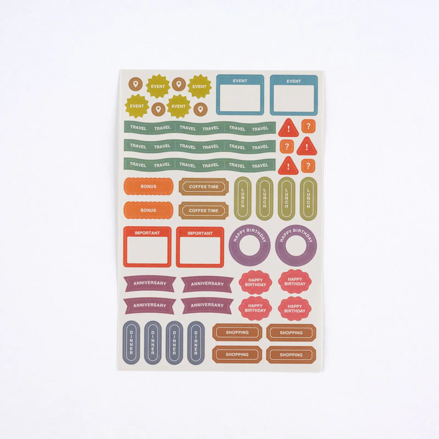 PRE-ORDER TSUKI no IRO: Sticker Set , 2026 Hobonichi Accessories