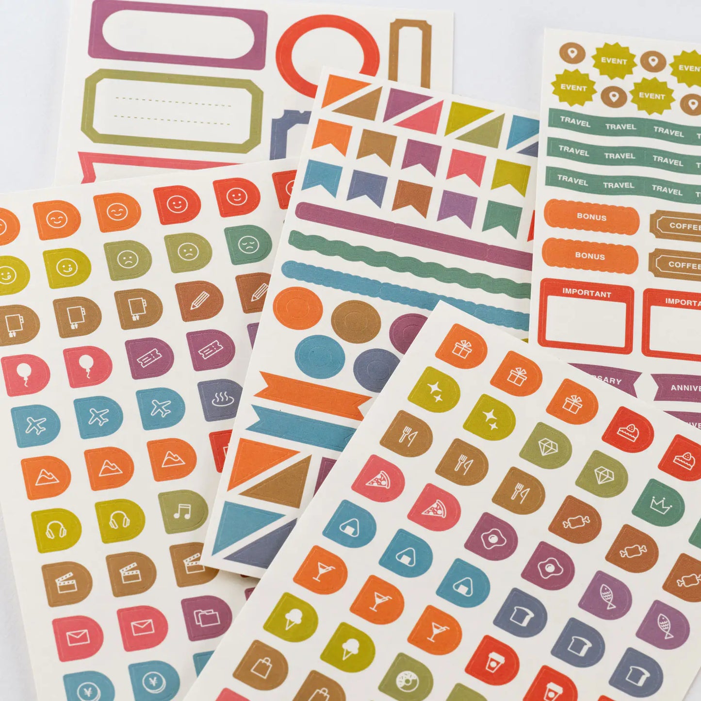 PRE-ORDER TSUKI no IRO: Sticker Set , 2026 Hobonichi Accessories