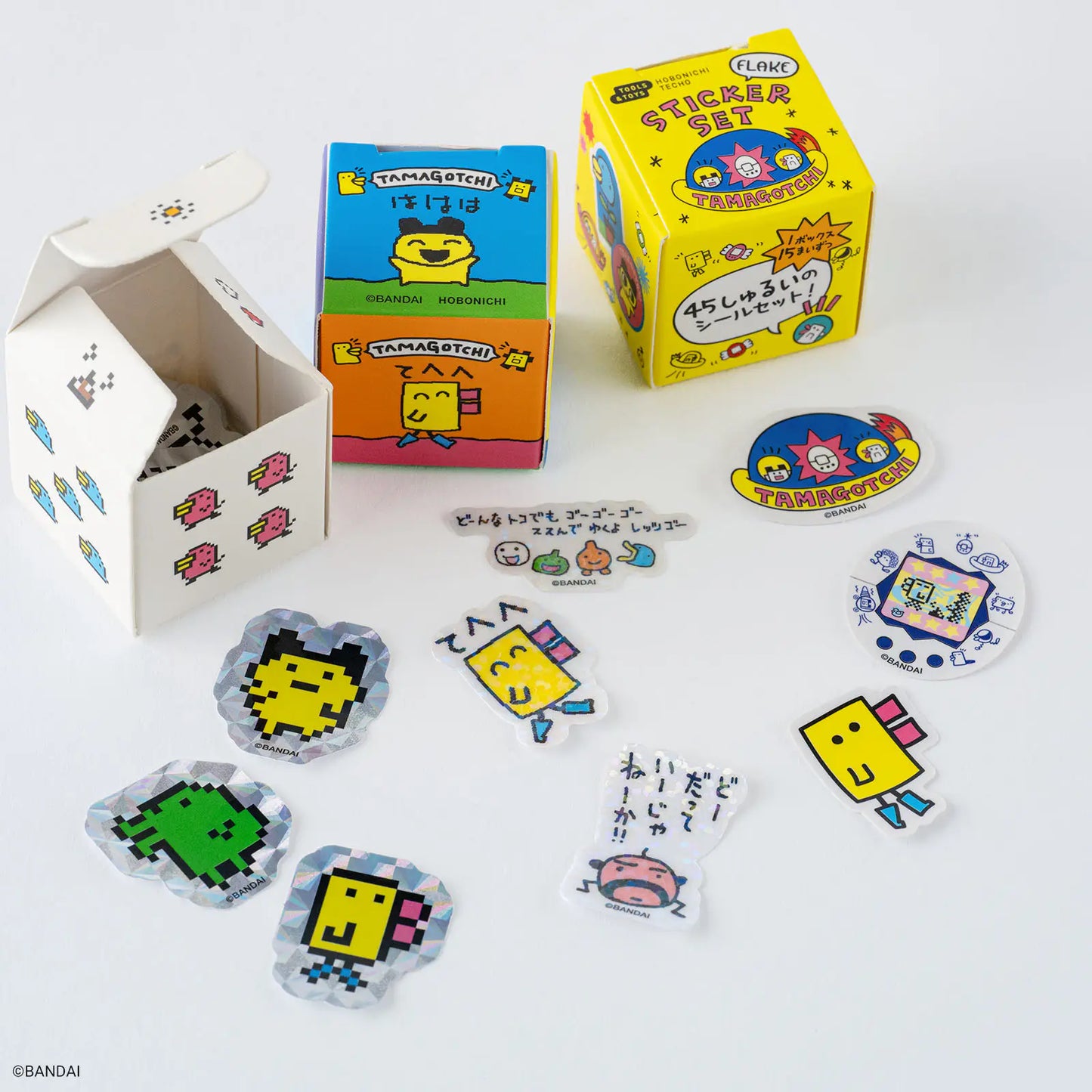PRE-ORDER Tamagotchi: Flake Stickers (Set of 3 Boxes) , 2026 Hobonichi Accessories