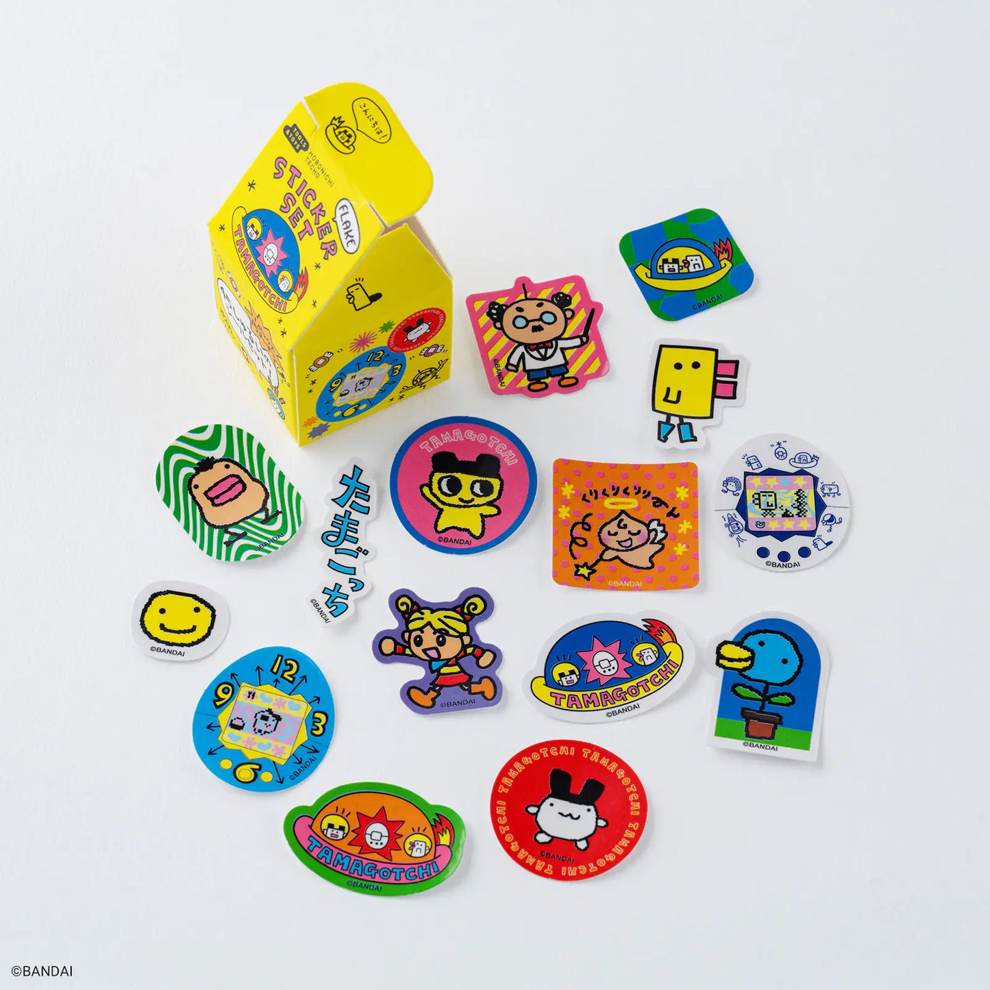 PRE-ORDER Tamagotchi: Flake Stickers (Set of 3 Boxes) , 2026 Hobonichi Accessories