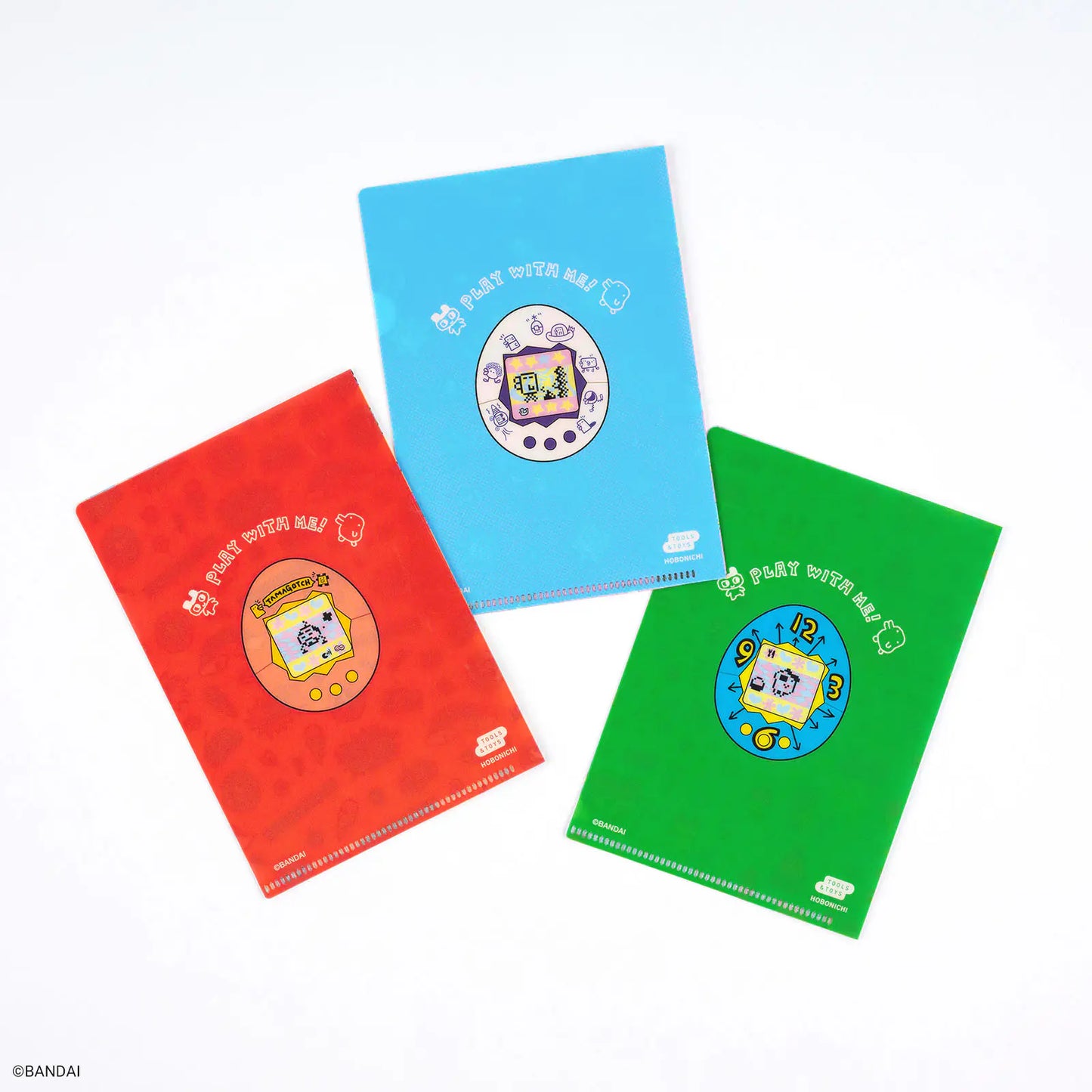 PRE-ORDER Tamagotchi: Hobonichi Folder Set of 3 for A6 Size (Tamagotchi) , 2026 Hobonichi Accessories