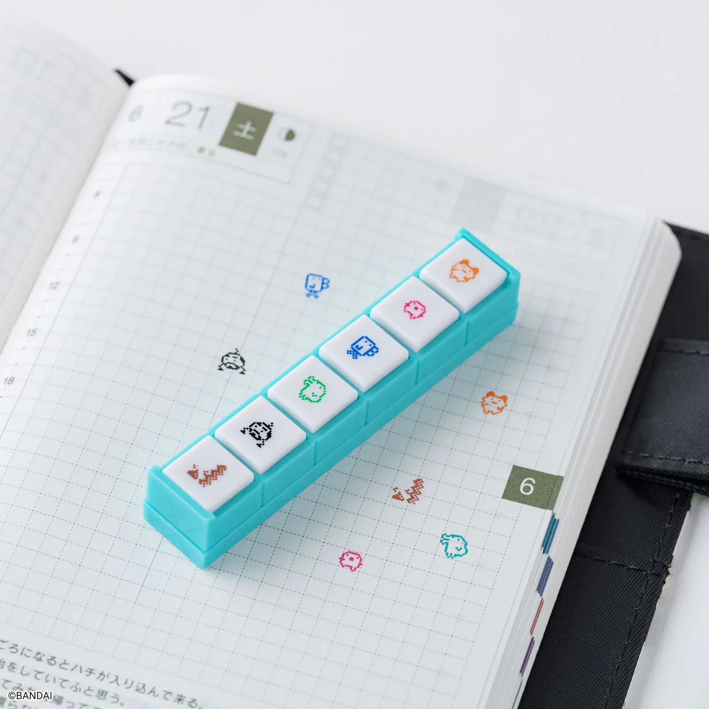 PRE-ORDER Tamagotchi: Pochitto6 Push-Button Stamp (Tamagotchi) , 2026 Hobonichi Accessories