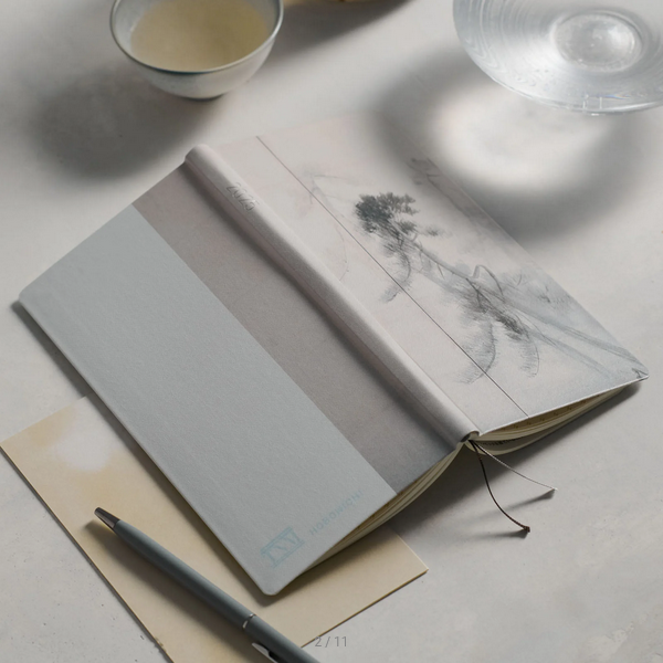 Hobonichi Techo 2025 Spring April Start - Tokyo National Museum: Hasegawa Tohaku - Pine Forest Weeks Hardcover Book / Weekly Horizontal / Mon start - Japanese Edition -