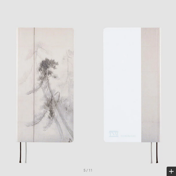 Hobonichi Techo 2025 Spring April Start - Tokyo National Museum: Hasegawa Tohaku - Pine Forest Weeks Hardcover Book / Weekly Horizontal / Mon start - Japanese Edition -