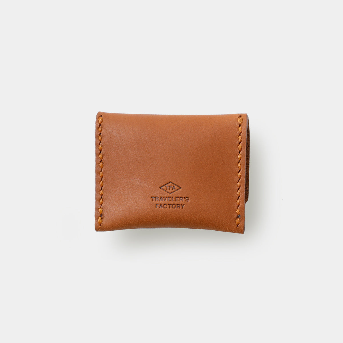 TRAVELER'S COMPANY Traveler's Factory Leather Coin Case - Camel -