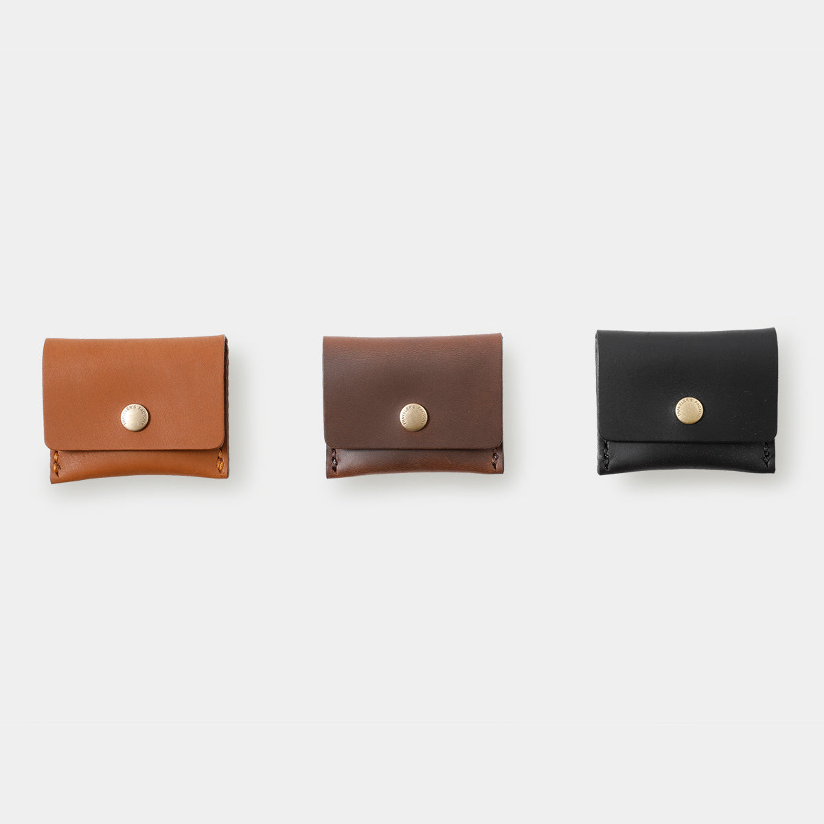 TRAVELER'S COMPANY Traveler's Factory Leather Coin Case - Black -