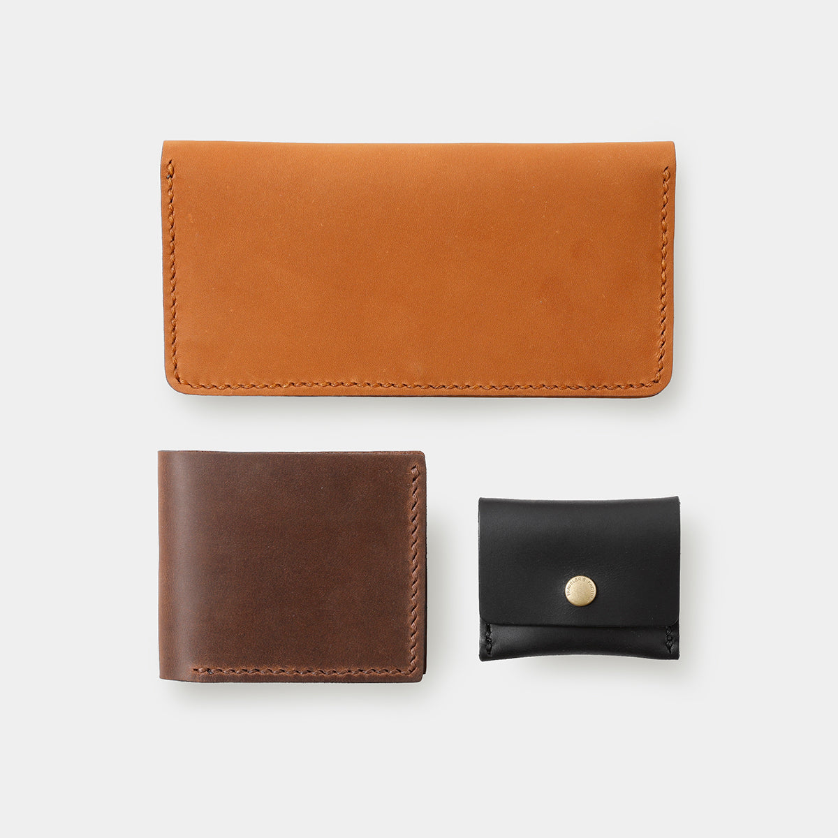 TRAVELER'S COMPANY Traveler's Factory Leather Coin Case - Black -