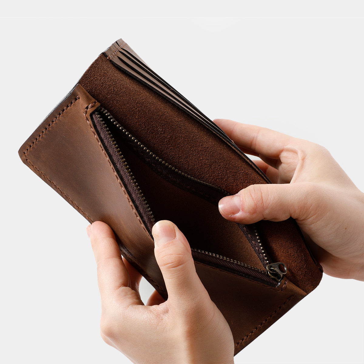 TRAVELER'S COMPANY Traveler's Factory Leather Long Wallet - Brown -