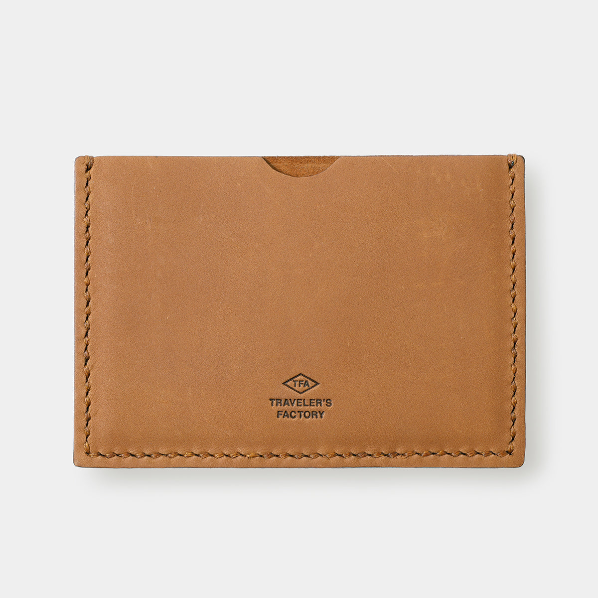 TRAVELER'S COMPANY Traveler's Factory Leather Passport Case - Camel -