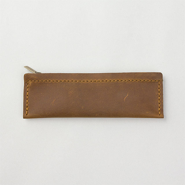 TRAVELER'S COMPANY Traveler's Factory Leather Pen Case - S Size / Camel -