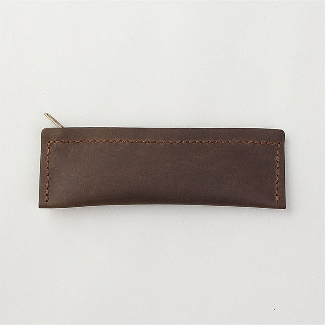TRAVELER'S COMPANY Traveler's Factory Leather Pen Case - S Size / Brown -