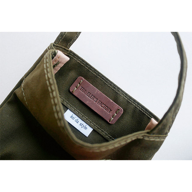TRAVELER'S COMPANY Traveler's Factory x KO'DA Style Troll Bag - Medium Size / Olive -