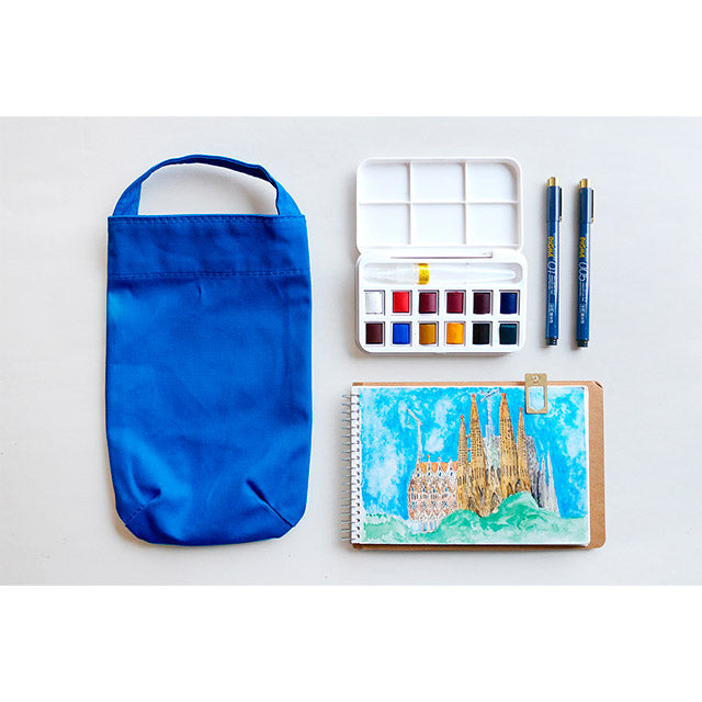 TRAVELER'S COMPANY Traveler's Factory x KO'DA Style Troll Bag - Medium Size / Blue -