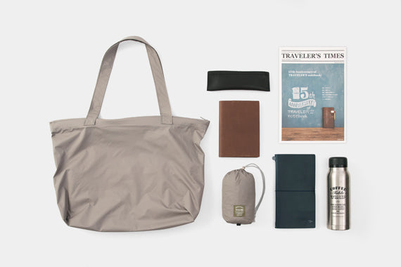 TRAVELER'S COMPANY Traveler's Factory x TO&FRO Rain Bag - Warm Gray -