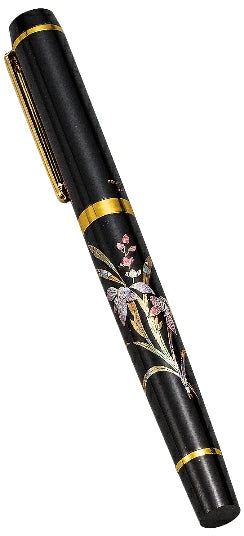 Yamanaka Lacquer Ware MAKI-E Urushi Lacquer Fountain Pen - Orchid -
