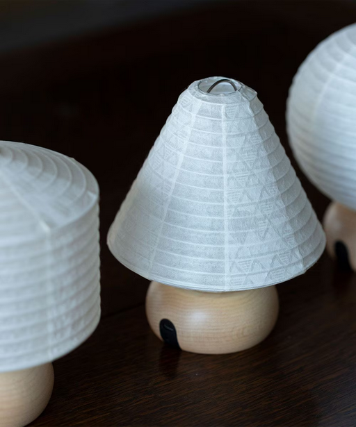 Mini Yame Lantern - Uroko (Fish Scale pattern) - , Japanese Chochin, traditional japanese paper lantern