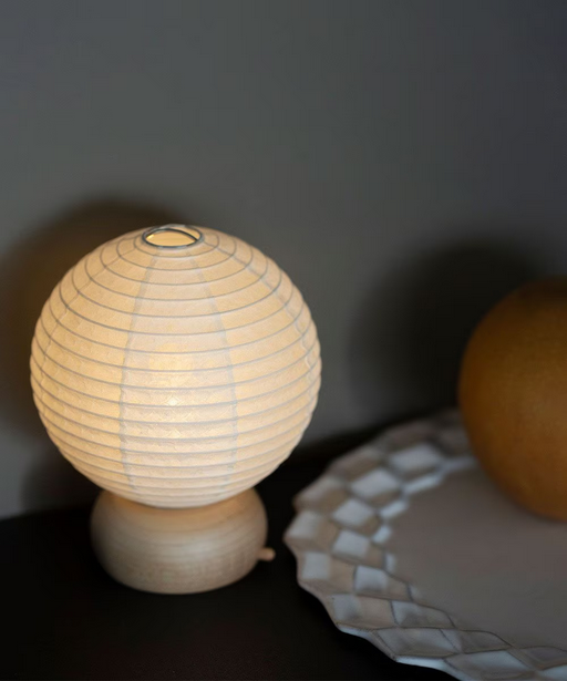 Mini Yame Lantern - Shippo (Interlocking Circles pattern) - , Japanese Chochin, traditional japanese paper la