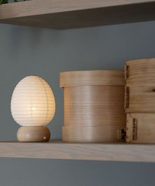 Mini Yame Lantern - Seigaiha (Wave pattern) - , Japanese Chochin, traditional japanese paper lantern