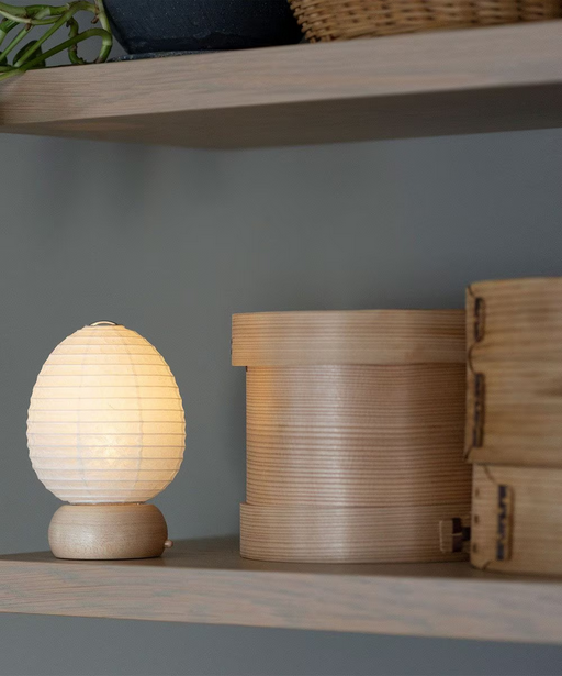 Mini Yame Lantern - Seigaiha (Wave pattern) - , Japanese Chochin, traditional japanese paper lantern